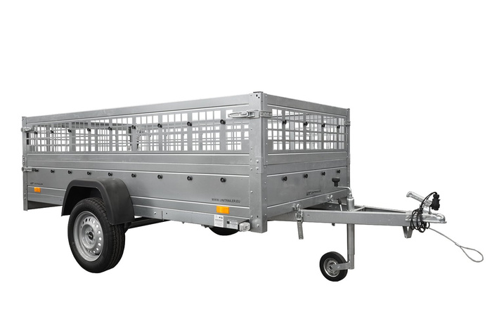 REMOLQUE GARDEN TRAILER 264 KIPP (NEW) CON SUPLEMENTOS DE REJILLA Y RUEDA JOCKEYI