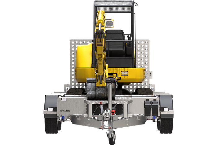 REMOLQUE PESADO DE DOBLE EJE 2000 KG STARK 3 230 - Imagen 3