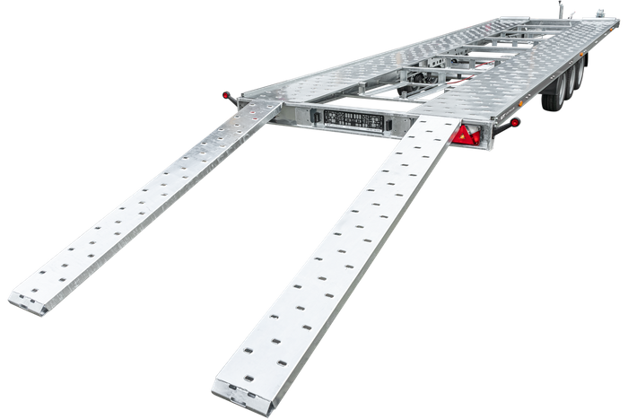 REMOLQUE PORTACOCHES DE TRES EJES 800X230 UNIPLAT 800/3 S 3500 KG - Imagen 4