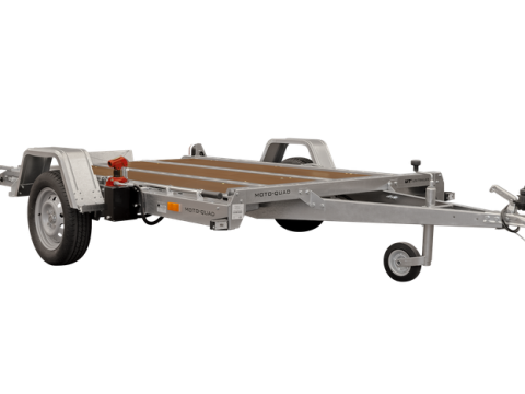 REMOLQUE CON LANZA PLEGABLE PORTAMOTOS / PORTAQUADS MOTOQUAD 266 750 KG