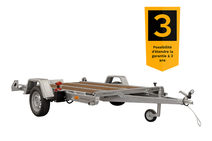 REMOLQUE CON LANZA PLEGABLE PORTAMOTOS / PORTAQUADS MOTOQUAD 266 750 KG - Imagen 4