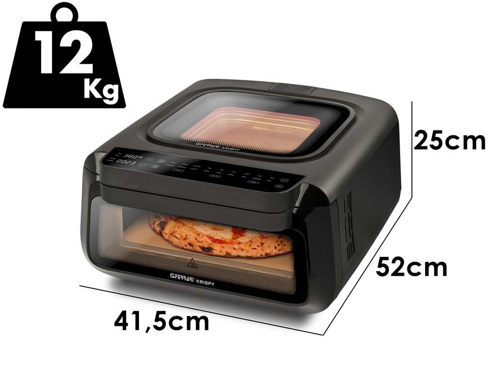 G3 Ferrari Krispy – Horno eléctrico para pizza – Multifunción - Imagen 2