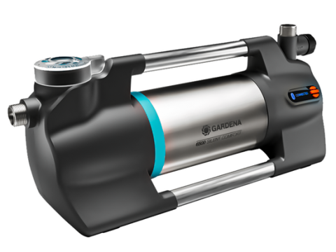 Gardena 6500 SilentComfort – Bomba eléctrica de jardín para riego – Control por Bluetooth – 1300 W