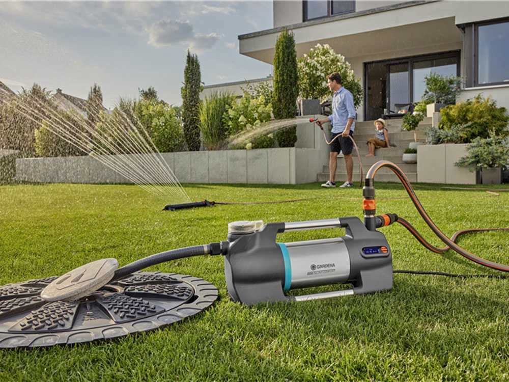 Gardena 6500 SilentComfort – Bomba eléctrica de jardín para riego – Control por Bluetooth – 1300 W - Imagen 4