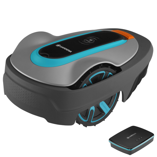 Gardena SILENO city 600 – Robot cortacésped – Conexión Bluetooth – Anchura de corte 16 cm