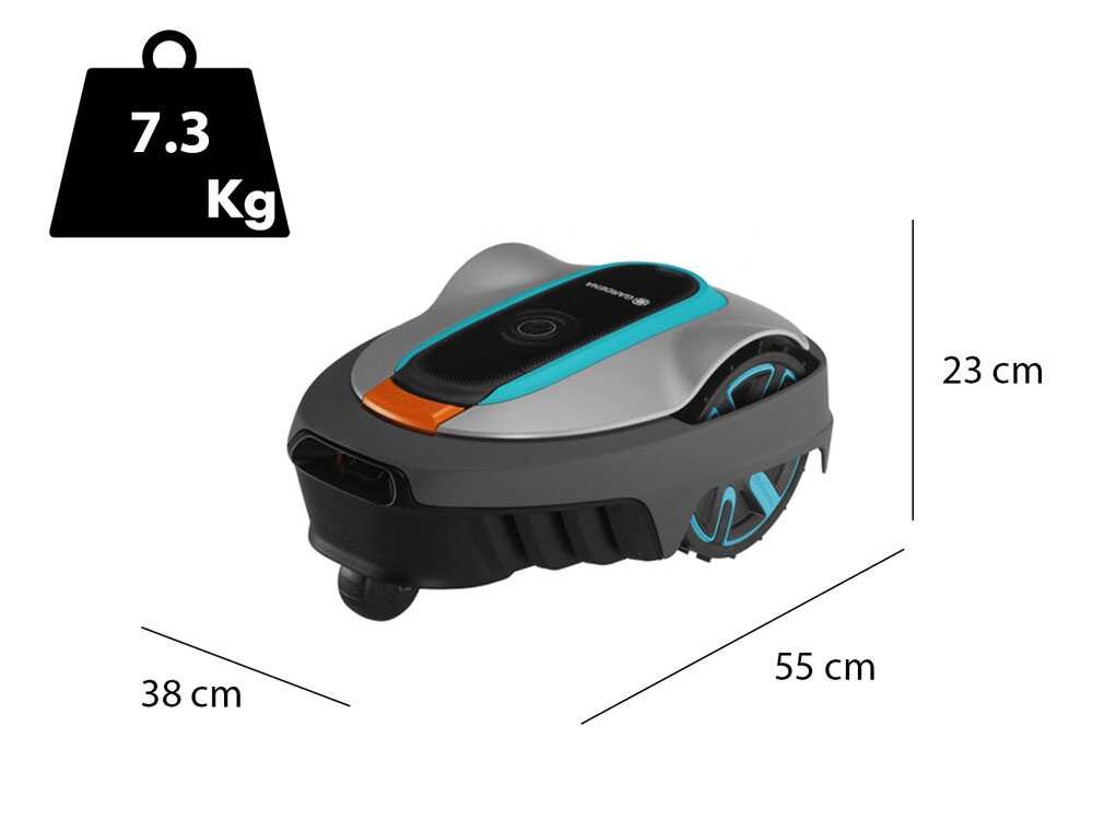 Gardena SILENO city 600 – Robot cortacésped – Conexión Bluetooth – Anchura de corte 16 cm - Imagen 2