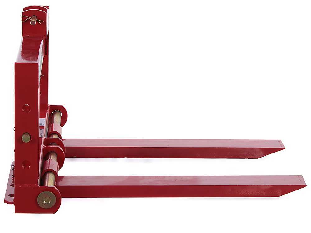 GeoTech D1200 – Horquilla portapalés para tractor – Portapalés trasero – Capacidad de carga 1200 Kg - Imagen 3