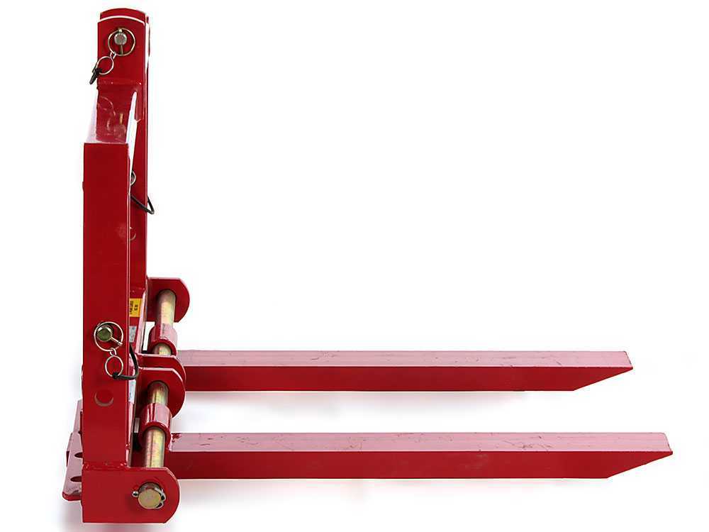 GeoTech D300 – Horquilla portapalés para tractor – Portapalés trasero – Capacidad de carga 300 Kg - Imagen 5