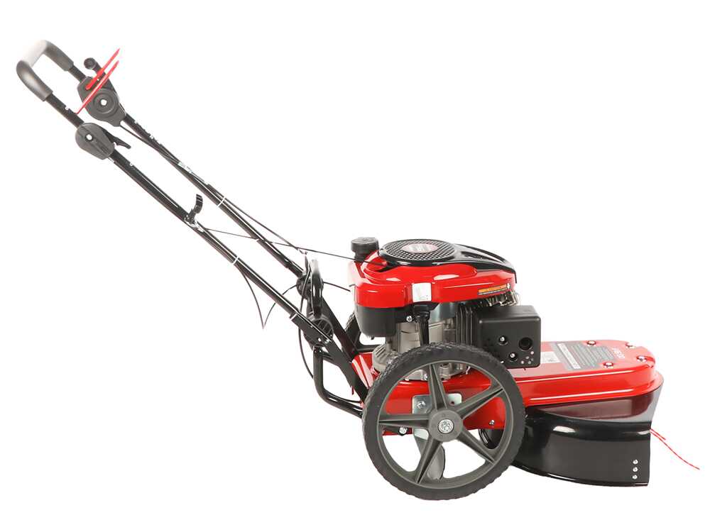 GeoTech DG 58 F – Desbrozadora manual de ruedas de gasolina de 4 tiempos - Imagen 4