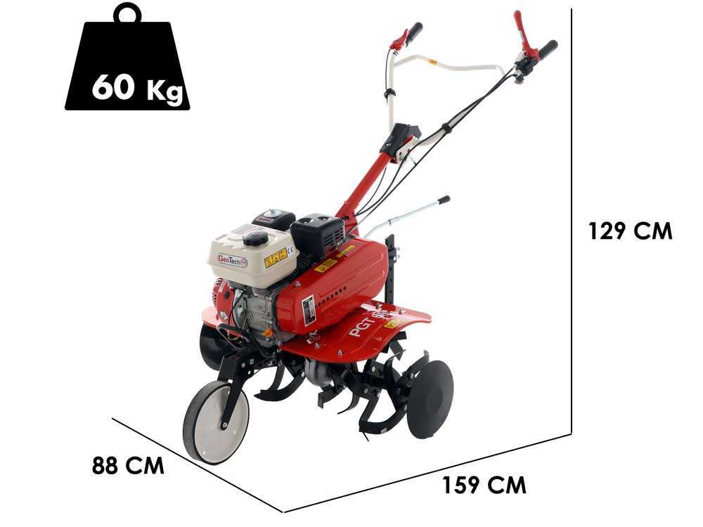 GeoTech PGT680 – Motoazada de gasolina 7 CV – Motor de 208 cm³ - Imagen 2