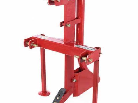 GeoTech PRH – Drenador subsolador agrícola para tractor de 1 brazo – con soportes laterales