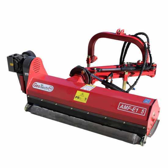 GeoTech-Pro AMF-E 145 – Trituradora de brazo para cunetas para tractor – Serie ligera