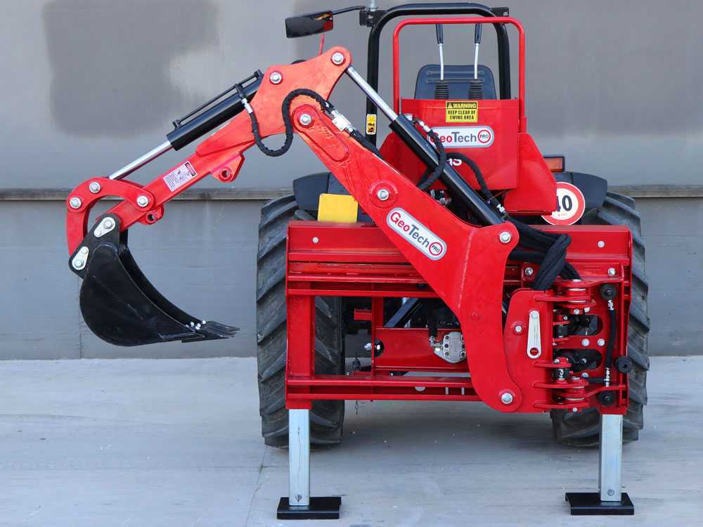 GeoTech-Pro BHS 225 – Retroexcavadora para tractor con desplazamiento lateral - Imagen 5