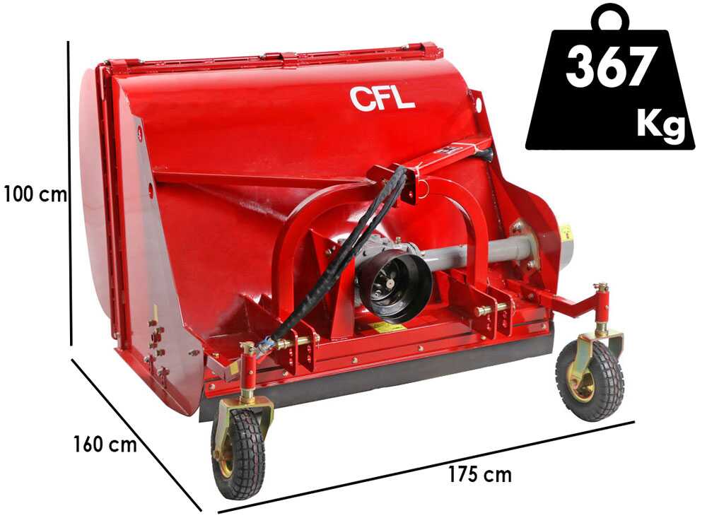 GeoTech Pro CFL160 – Trituradora para tractor – Recogedor – Recolector – Serie media - Imagen 2
