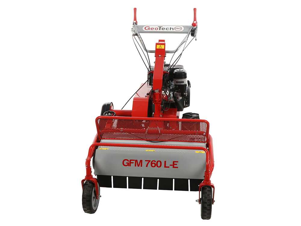 GeoTech-Pro GFM 760 L-E – Desbrozadora de ruedas de cuchillas – Loncin G420FD - Imagen 5