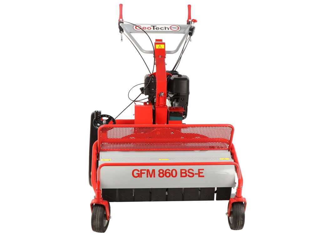 GeoTech-Pro GFM 860 BS-E – Desbrozadora de cuchillas – B&S XR2100 - Imagen 4