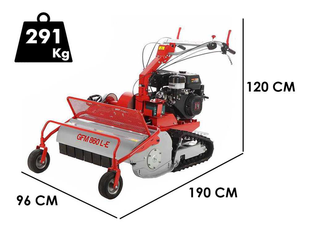 GeoTech-Pro GFM 860 BS-E – Desbrozadora de cuchillas – B&S XR2100 - Imagen 2