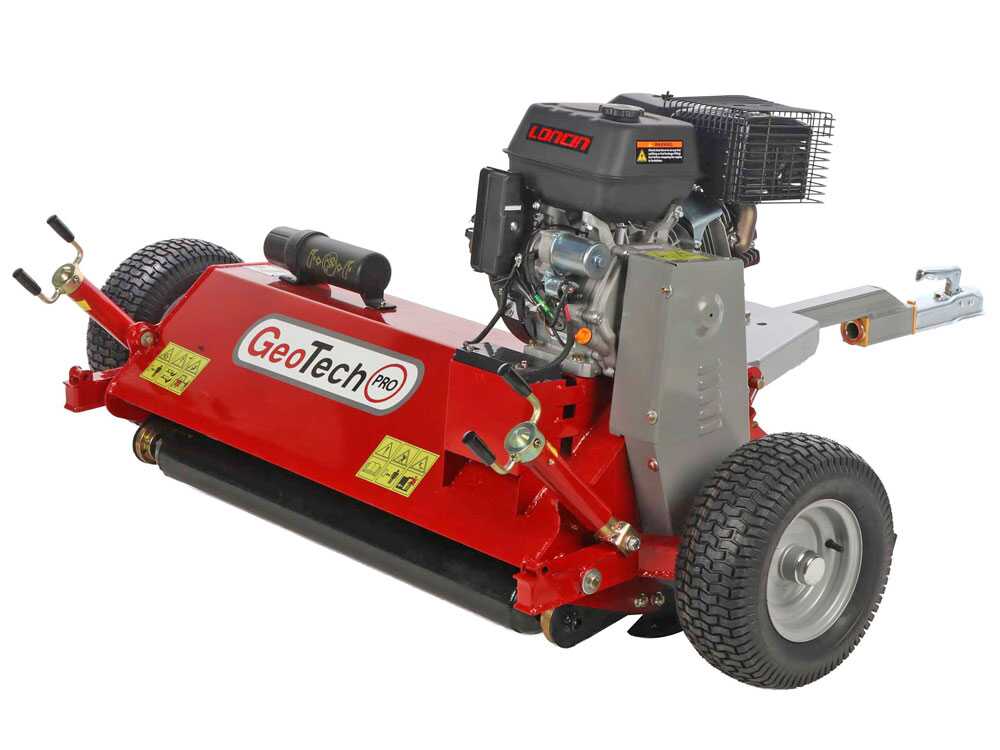 GeoTech-Pro GTFM 120 LE – Desbrozadora para quad – Loncin G420FD - Imagen 3