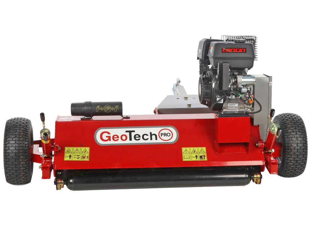 GeoTech-Pro GTFM 120 LE – Desbrozadora para quad – Loncin G420FD - Imagen 5