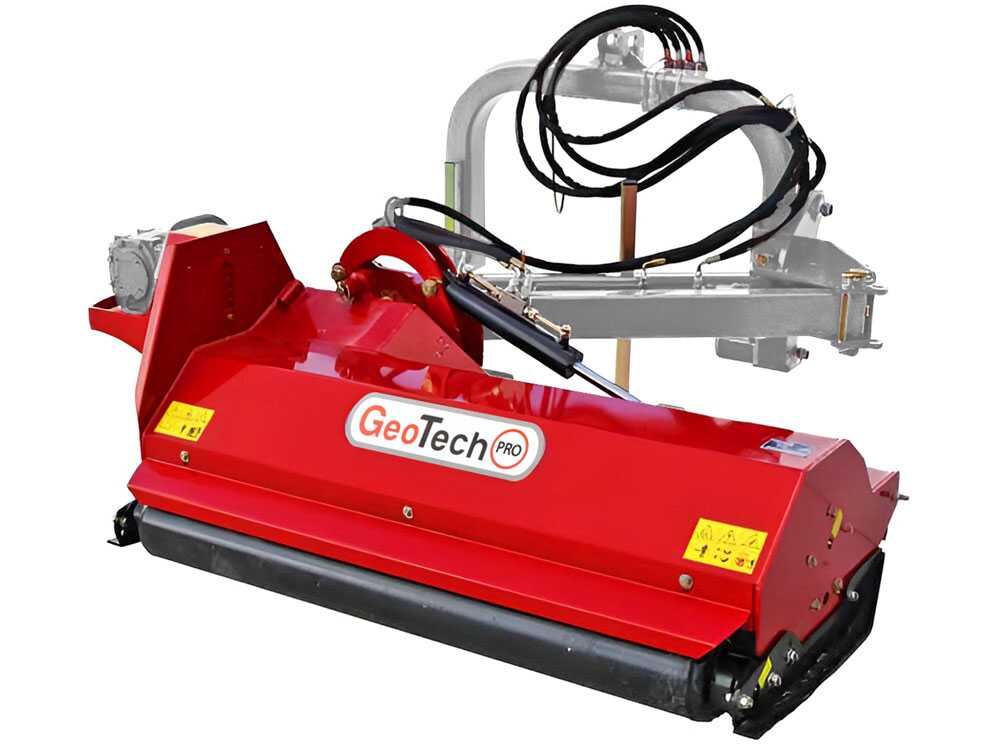 GeoTech-Pro HAMF 160 – Trituradora de brazo para cunetas para tractor – Serie media-pesada - Imagen 3
