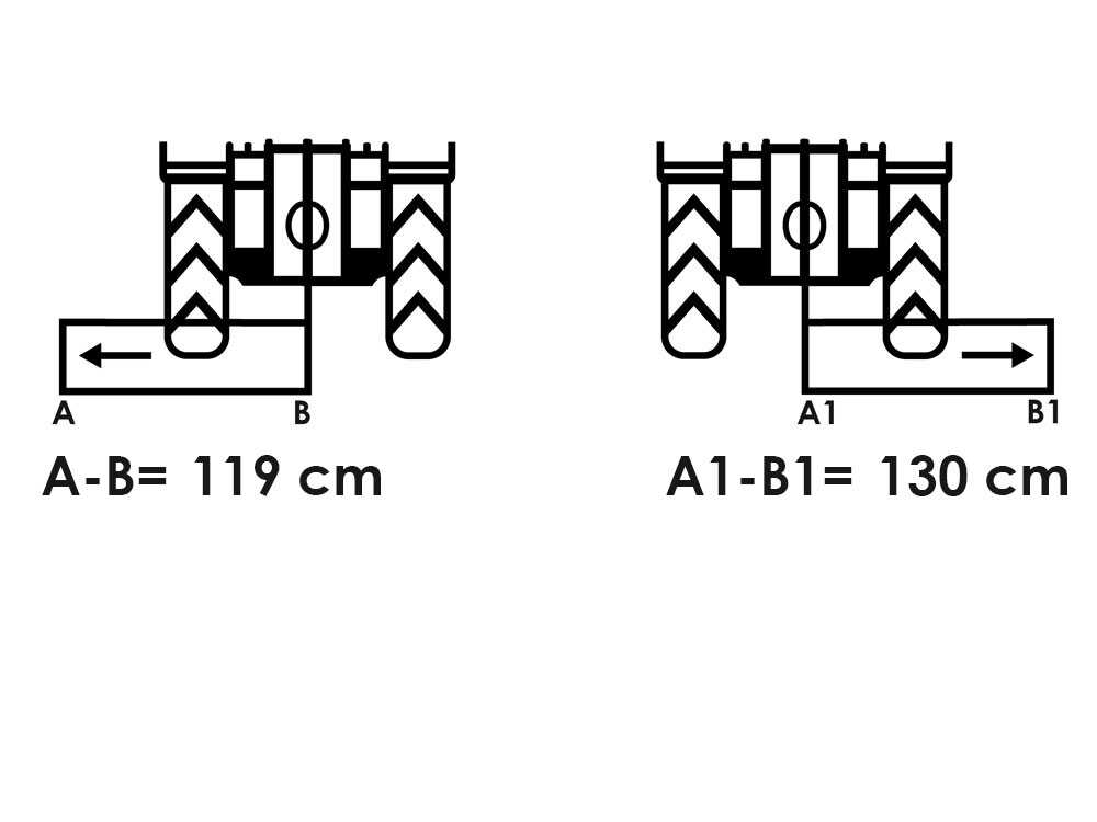 GeoTech Pro HFM 185-H – Trituradora para tractor – Desplazamiento hidráulico - Imagen 2
