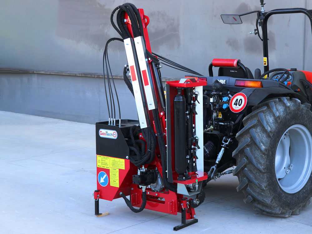 GeoTech-Pro HRM 100 – Desbrozadora de brazo para tractor - Imagen 3