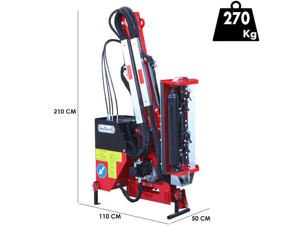 GeoTech-Pro HRM 60 – Desbrozadora de brazo para tractor - Imagen 2