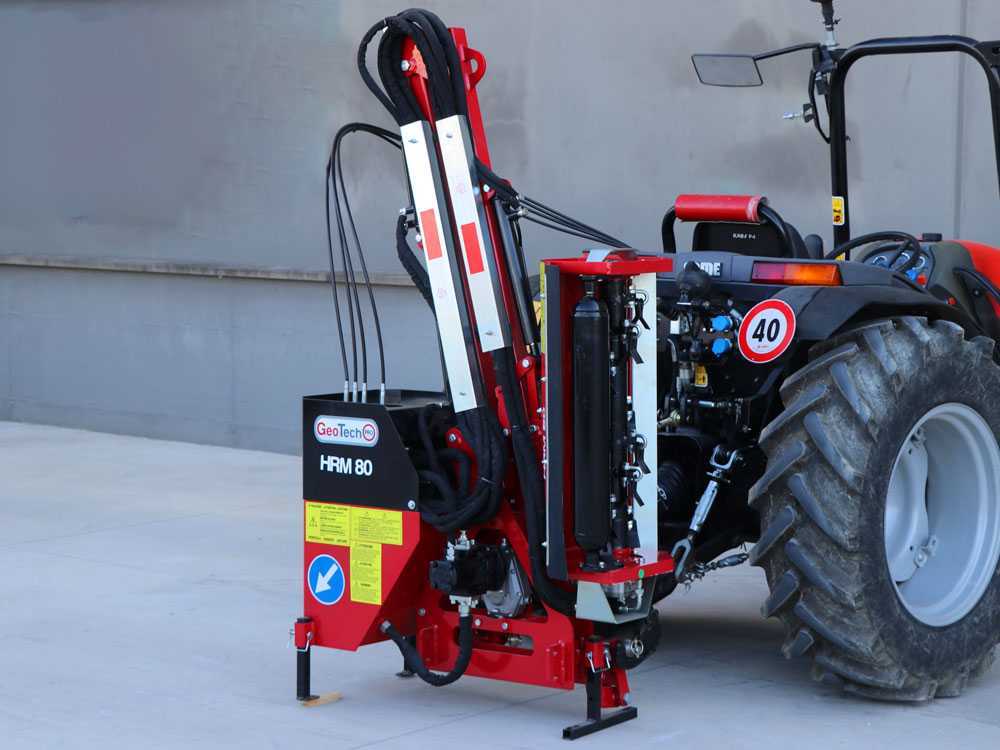 GeoTech-Pro HRM 80 – Desbrozadora de brazo para tractor - Imagen 5