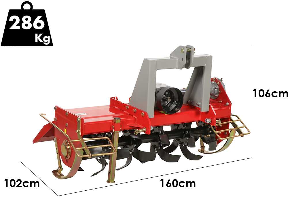 GeoTech Pro HRT-135 – Fresa rotativa para tractor serie media – Enganche fijo - Imagen 2