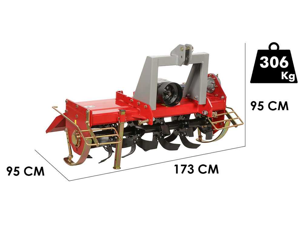GeoTech Pro HRT-150 – Fresa rotativa para tractor serie media – Enganche fijo - Imagen 2