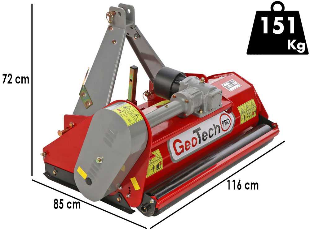 GeoTech Pro LFM105 – Trituradora para tractor – Serie ligera - Imagen 2