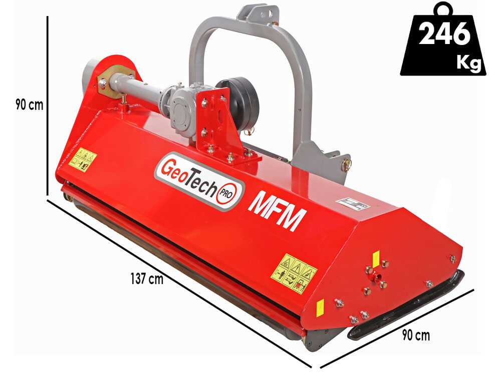 GeoTech Pro MFM 125 – Trituradora para tractor – Serie media - Imagen 2