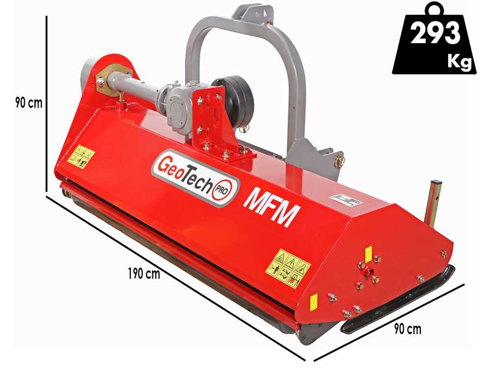 GeoTech-Pro MFM-175 – Trituradora para tractor – Serie media - Imagen 2
