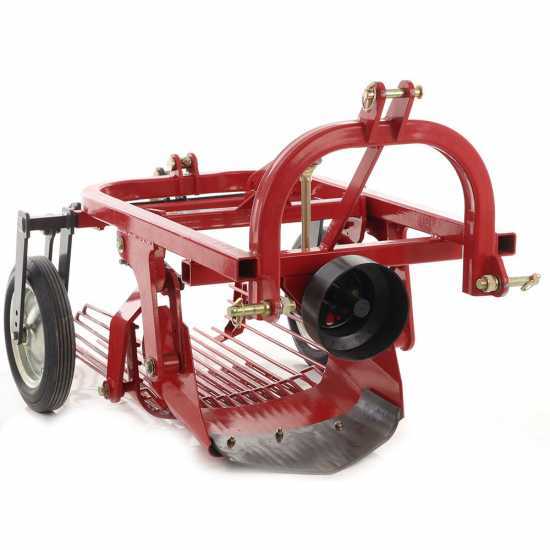 GeoTech Pro PD-50N – Arrancadora de patatas – Adecuada para patatas, cebollas y ajos – Cribas oscilantes – Para tractores con enganche de tres puntos