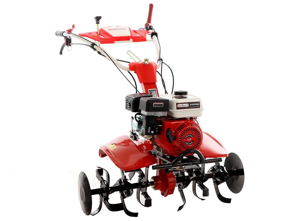 GeoTech-Pro PGT 900 – Motoazada de gasolina 7 CV con caja 2+1 y transmisión por engranajes - Imagen 3