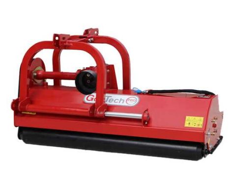 GeoTech-Pro RMF140 – Trituradora para tractor – Serie medio-pesada – Reversible – Con desplazamiento hidráulico