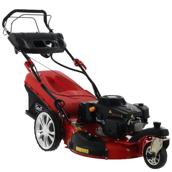 GeoTech Pro S58-3 BMSWGE L225 -Cortacésped de gasolina de tracción – Rueda giratoria – Arranque eléctrico
