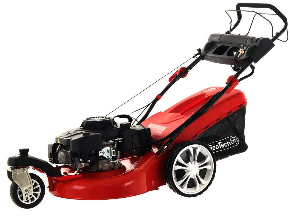 GeoTech Pro S58-3 BMSWGE L225 -Cortacésped de gasolina de tracción – Rueda giratoria – Arranque eléctrico - Imagen 4