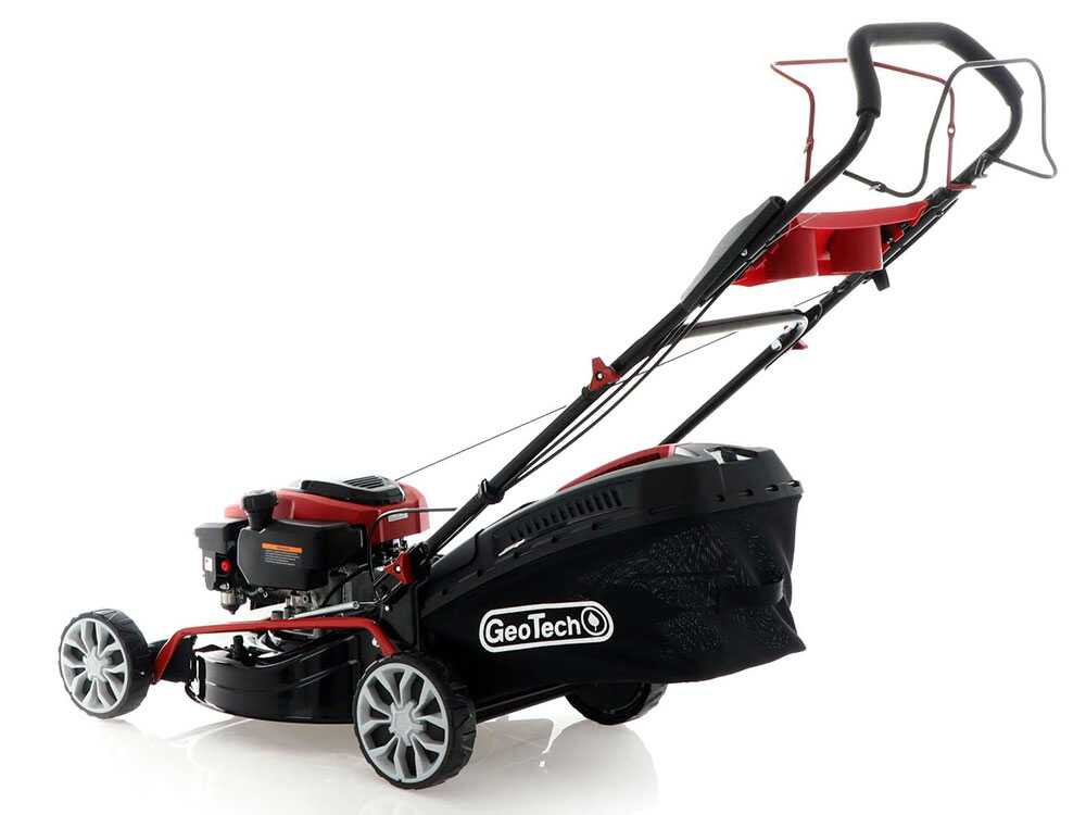 GeoTech S46-150 BMSG – Cortacésped de gasolina de tracción – 4 en 1 – Corte 46 cm - Imagen 3
