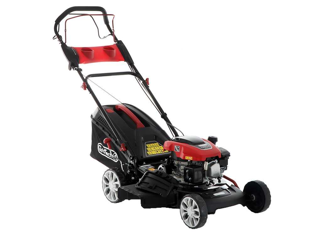 GeoTech S46-150 BMSG – Cortacésped de gasolina de tracción – 4 en 1 – Corte 46 cm - Imagen 5