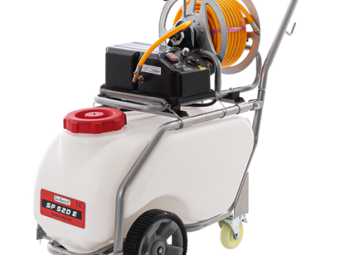 GeoTech SP 520 E – Bomba de pulverización eléctrica a batería sobre carro – 50 L
