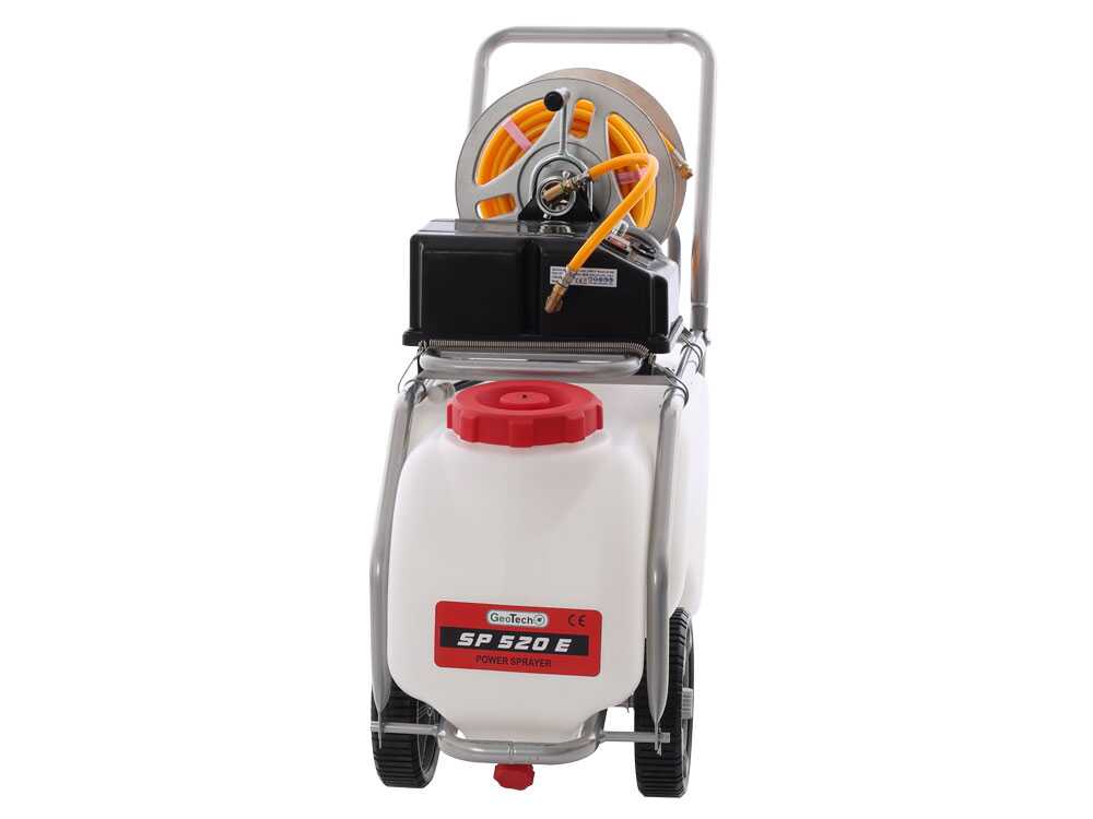 GeoTech SP 520 E – Bomba de pulverización eléctrica a batería sobre carro – 50 L - Imagen 5