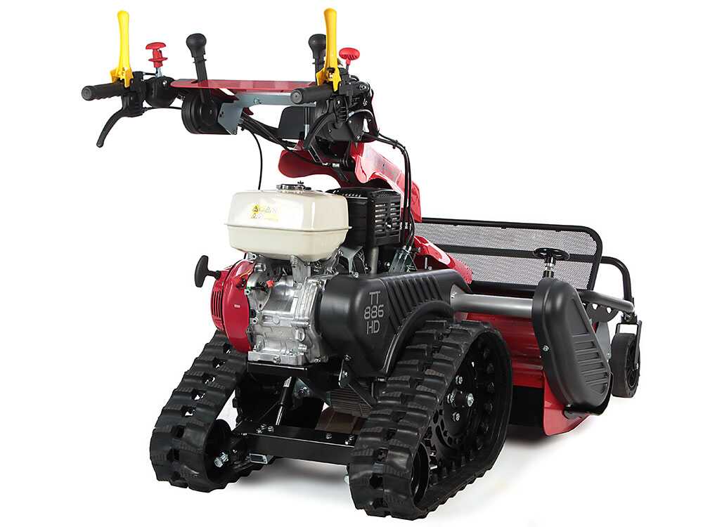 Ginko-MGM TT 886 HD – Desbrozadora de ruedas profesional de cuchillas – Sobre orugas – Honda GX390 - Imagen 3