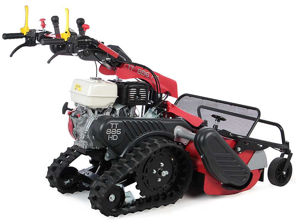 Ginko-MGM TT 886 HD – Desbrozadora de ruedas profesional de cuchillas – Sobre orugas – Honda GX390 - Imagen 4