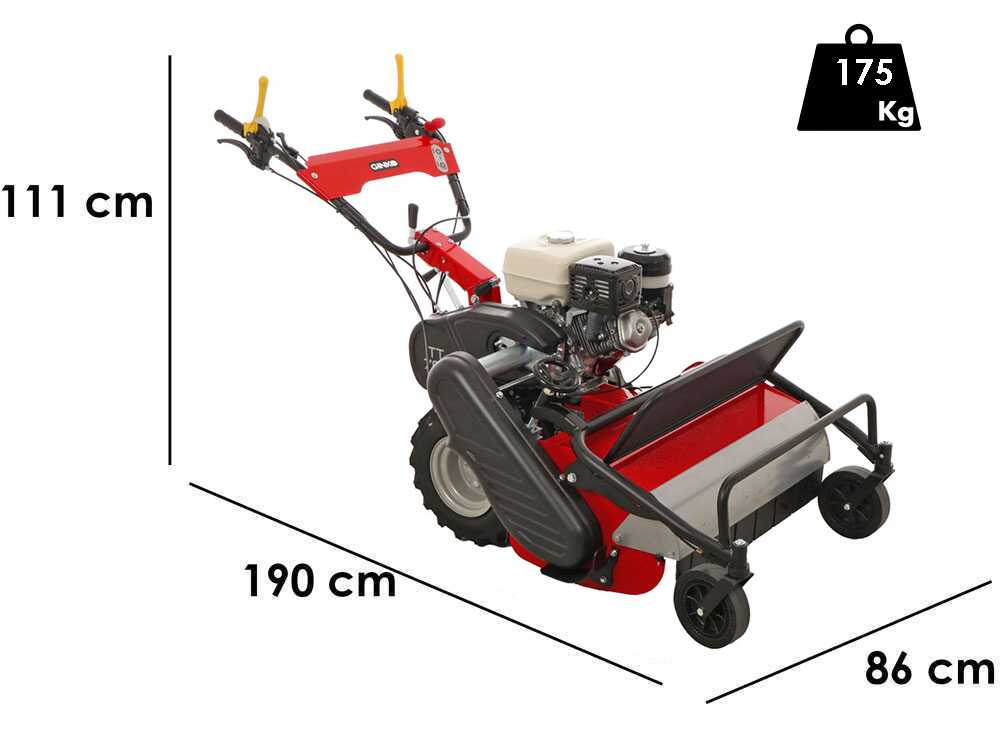 Ginko TT790 – Desbrozadora de ruedas profesional de cuchillas – Motor Honda GX270 - Imagen 2