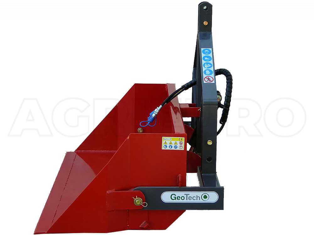 Cazo agrícola hidráulico para tractor GeoTech de 200 cm – Serie Pesada – Carga 700 kg - Imagen 4