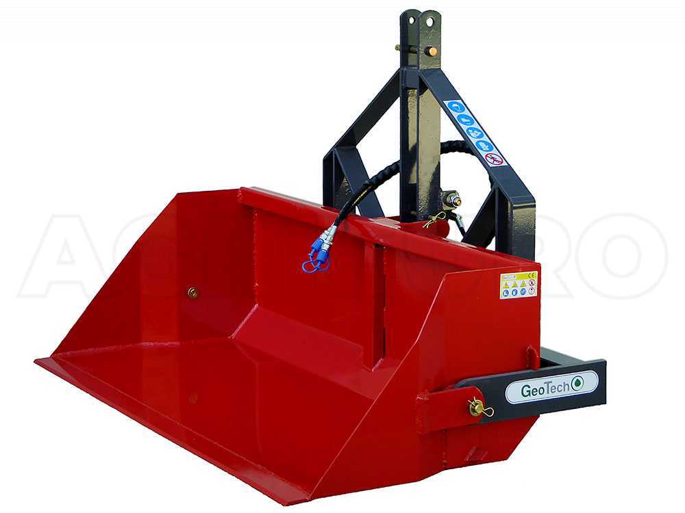 Cazo agrícola hidráulico para tractor GeoTech de 200 cm – Serie Pesada – Carga 700 kg - Imagen 5