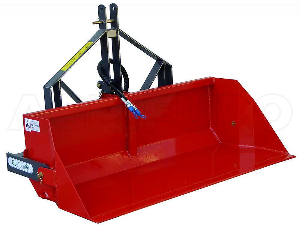 Cazo agrícola hidráulico para tractor GeoTech de 200 cm – Serie Pesada – Carga 700 kg - Imagen 2