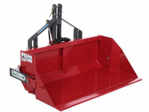Cazo hidráulico para tractor GeoTech de 140 cm – Serie media-pesada – capacidad de carga 500 kg