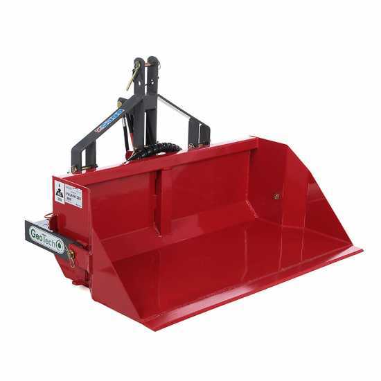 Cazo hidráulico para tractor GeoTech de 140 cm – Serie media-pesada – capacidad de carga 500 kg